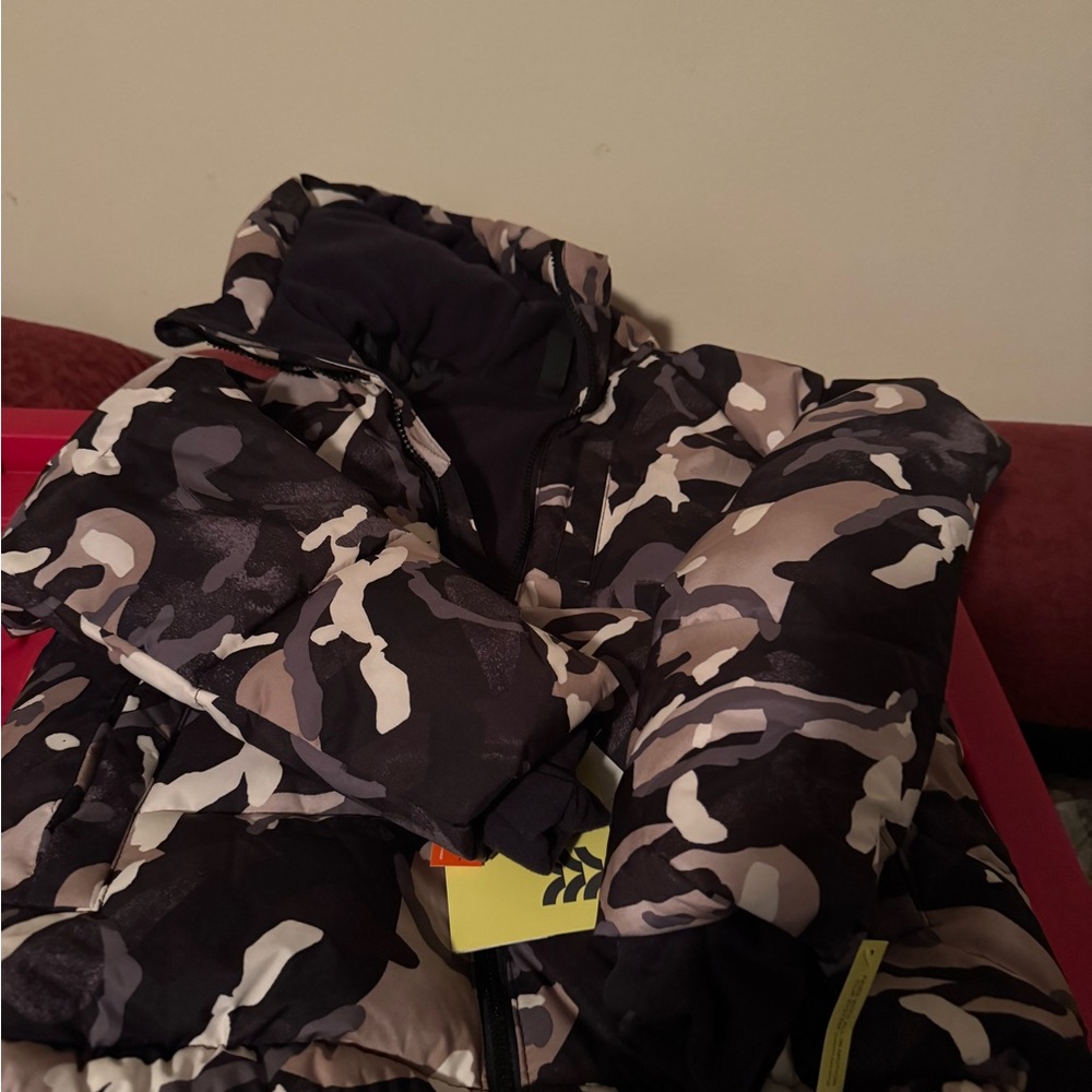 Kids Camouflage Puffer Jacket